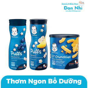 Bánh Ăn Dặm Gerber Mỹ Cho Trẻ Từ 8 Tháng