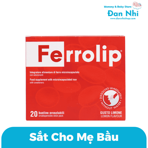 Sắt Sinh Học Ferrolip Cho Mẹ Bầu