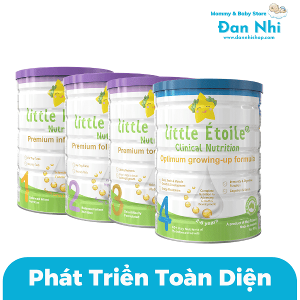 Sữa Ngôi Sao Nhỏ Úc Little Étoile Số 1,2,3,4 Lon 800g