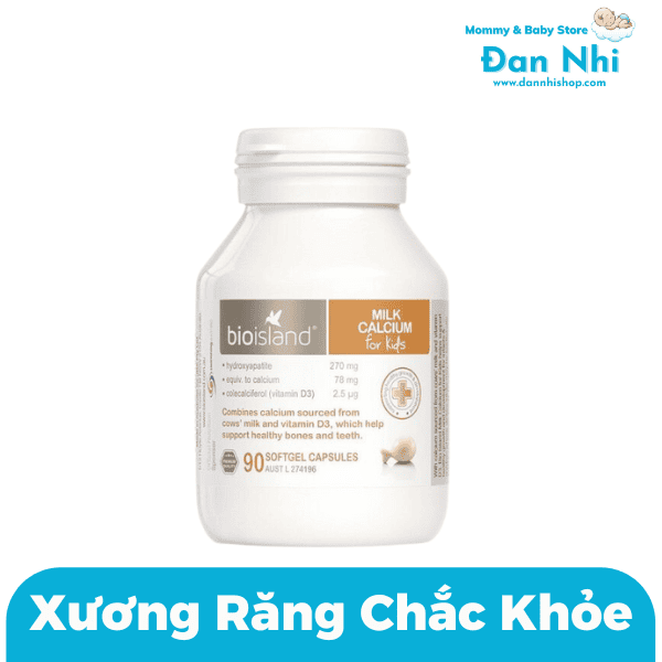 Viên Sữa Bổ Sung Canxi Bio Island Milk Calcium Bone Care 90 Viên
